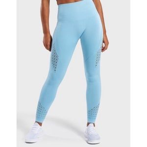 GYMSHARK ENERGY SEAMLESS - Sky Blue Size M